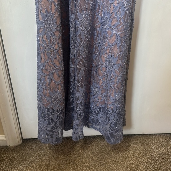 City studio blue sparkling lace gown/dress - Picture 9 of 15